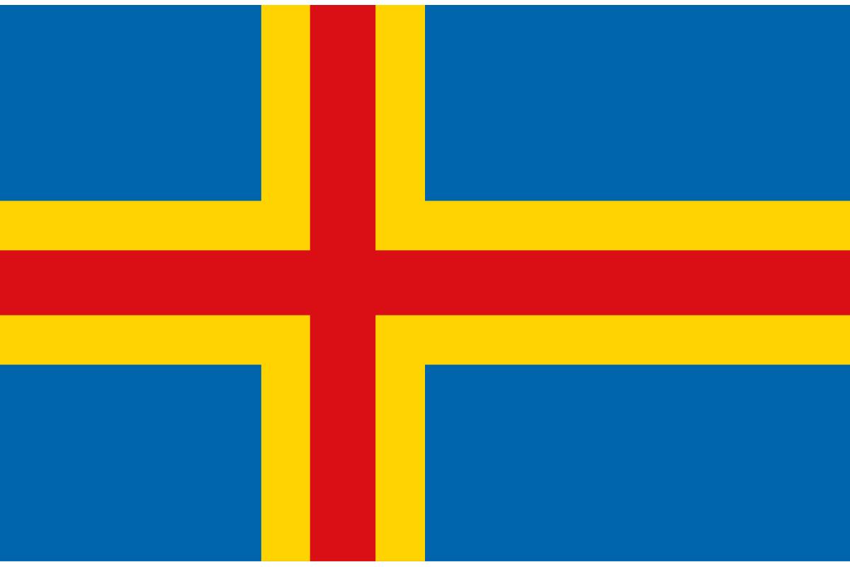 Steag Insulele Åland - drapel | sidro.ro