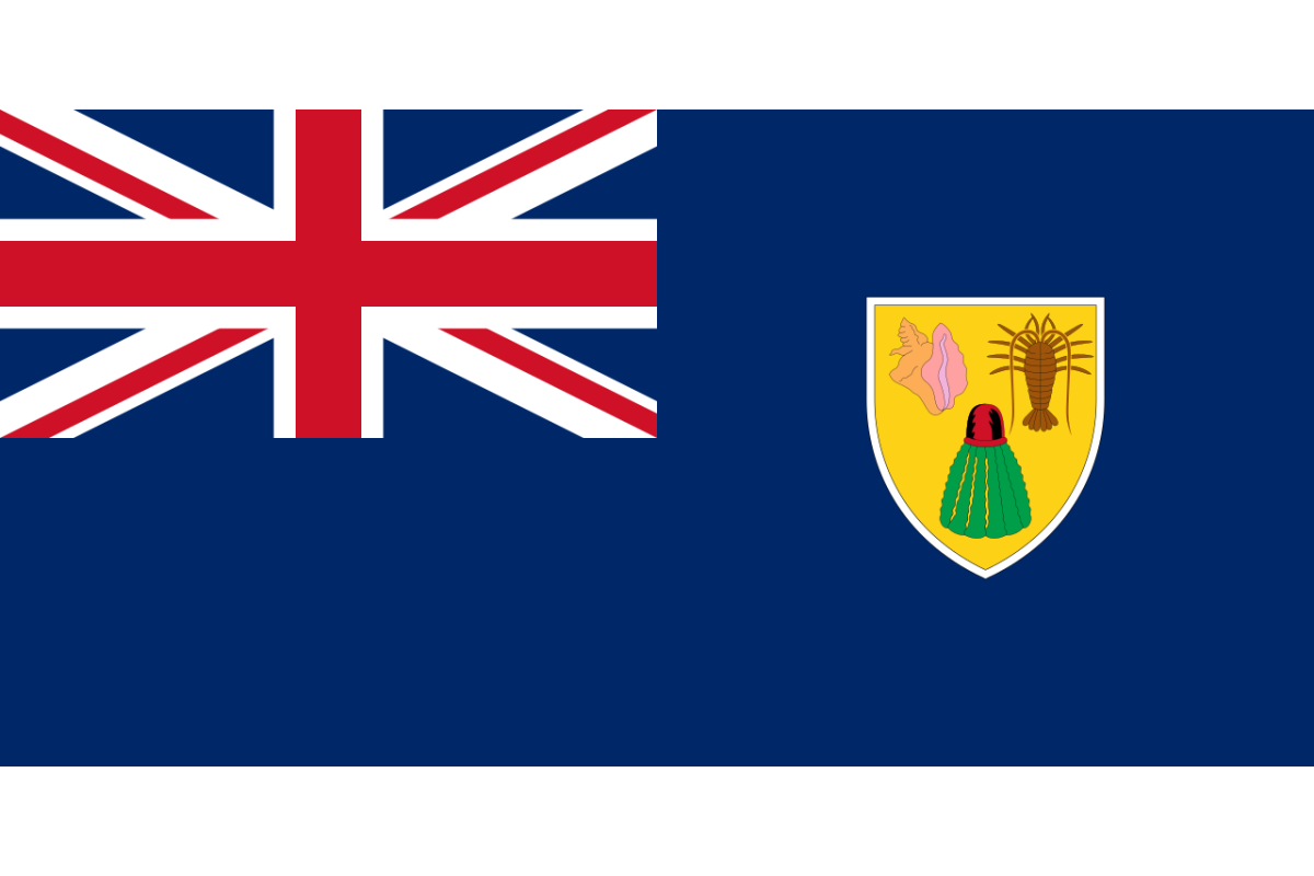 Steag Insulele Turks şi Caicos - drapel | sidro.ro