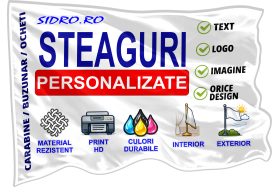 Steag personalizat sidro.ro