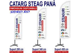 Catarg Beach Flag pană – cu sau fără pânză personalizată