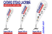 Catarg Beach Flag lacrimă – pânză opțională, 2,8 / 3,4 / 4,5 m