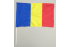 Stegulet Romania 45x30cm cu bat din plastic | sidro.ro