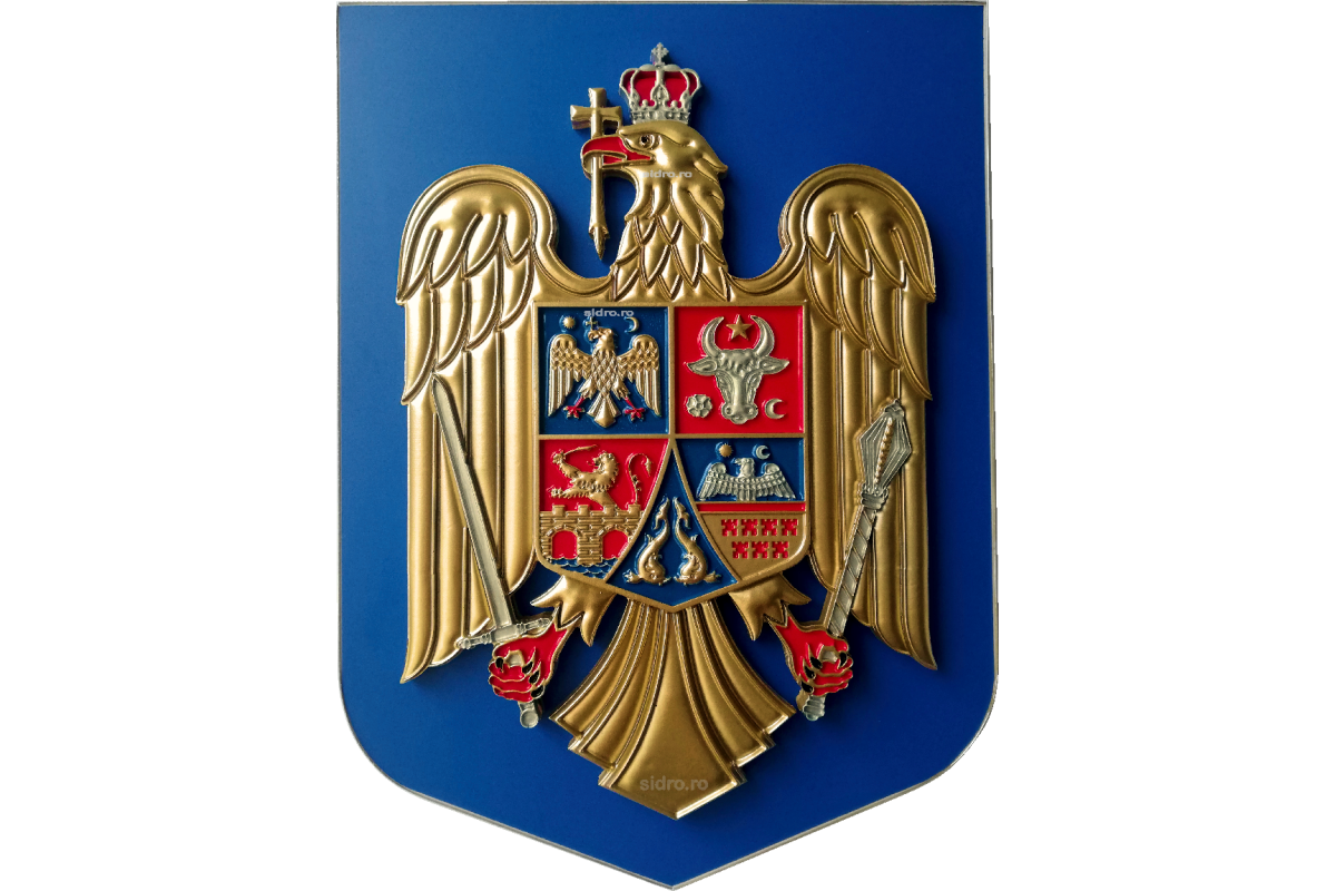 Stema Romania BASORELIEF 3D PVC 530x390mm