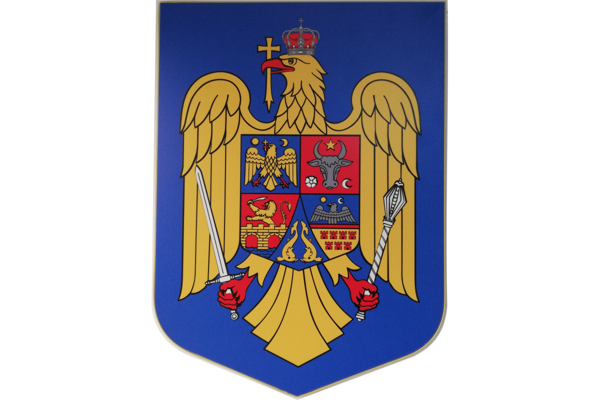 Stema Romania PVC PRINT DIGITAL
