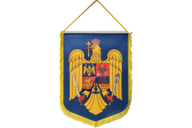 Stema Romania - fanion 20x14cm