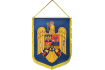 Stema Romania - fanion 40x28cm